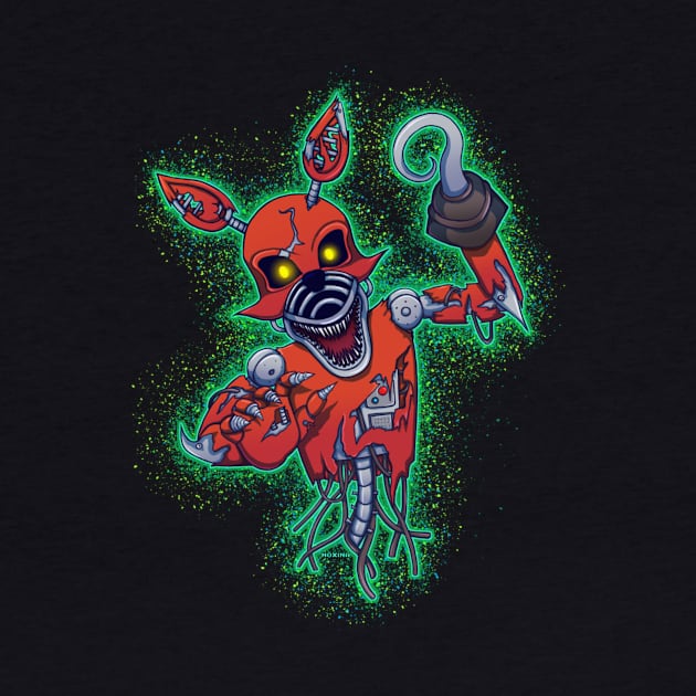 FNAF 4 Nightmare Foxy by VALMEZA602